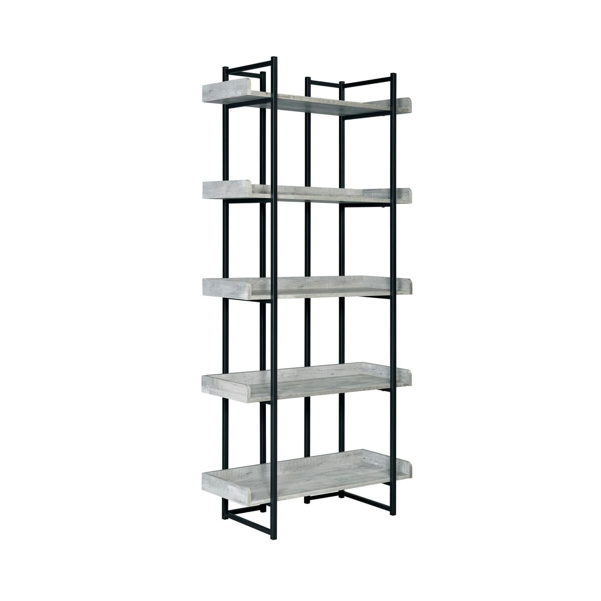 Elements International Preston Grey Bookshelf
