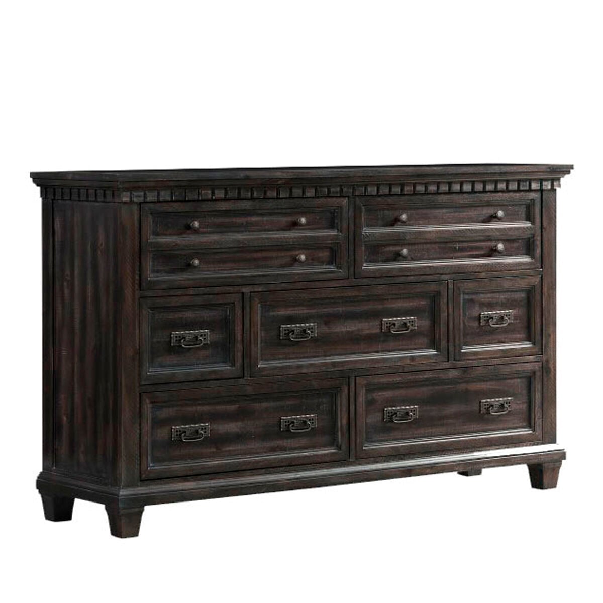 Elements International Morrison Grey Dresser