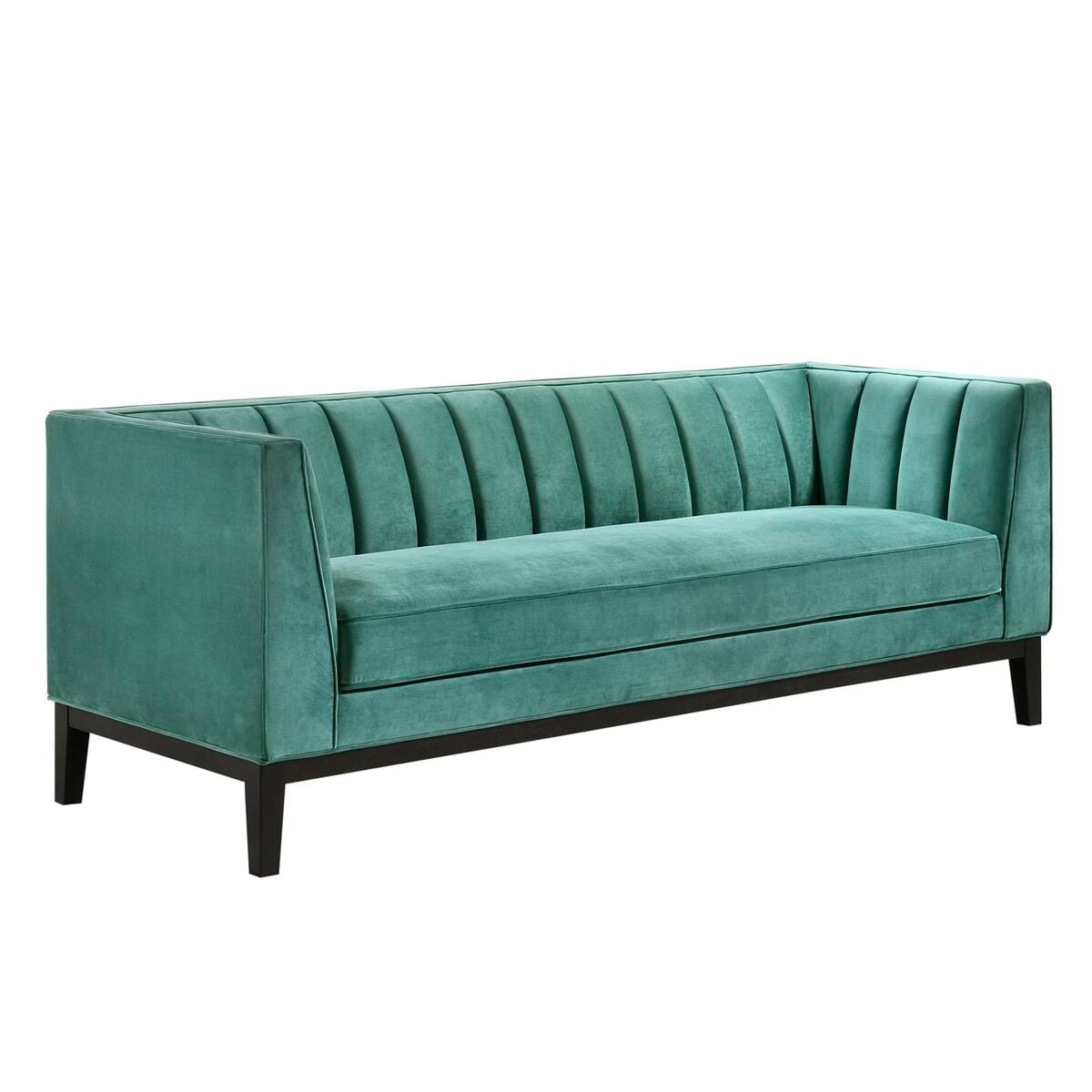 Elements International Calais Marine Green Sofa