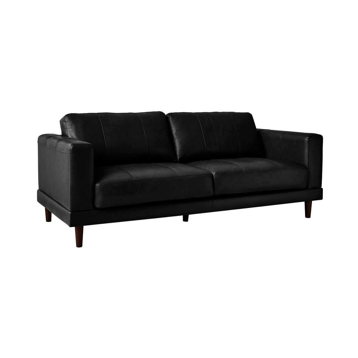 Elements International Hampton Fiero Black Sofa