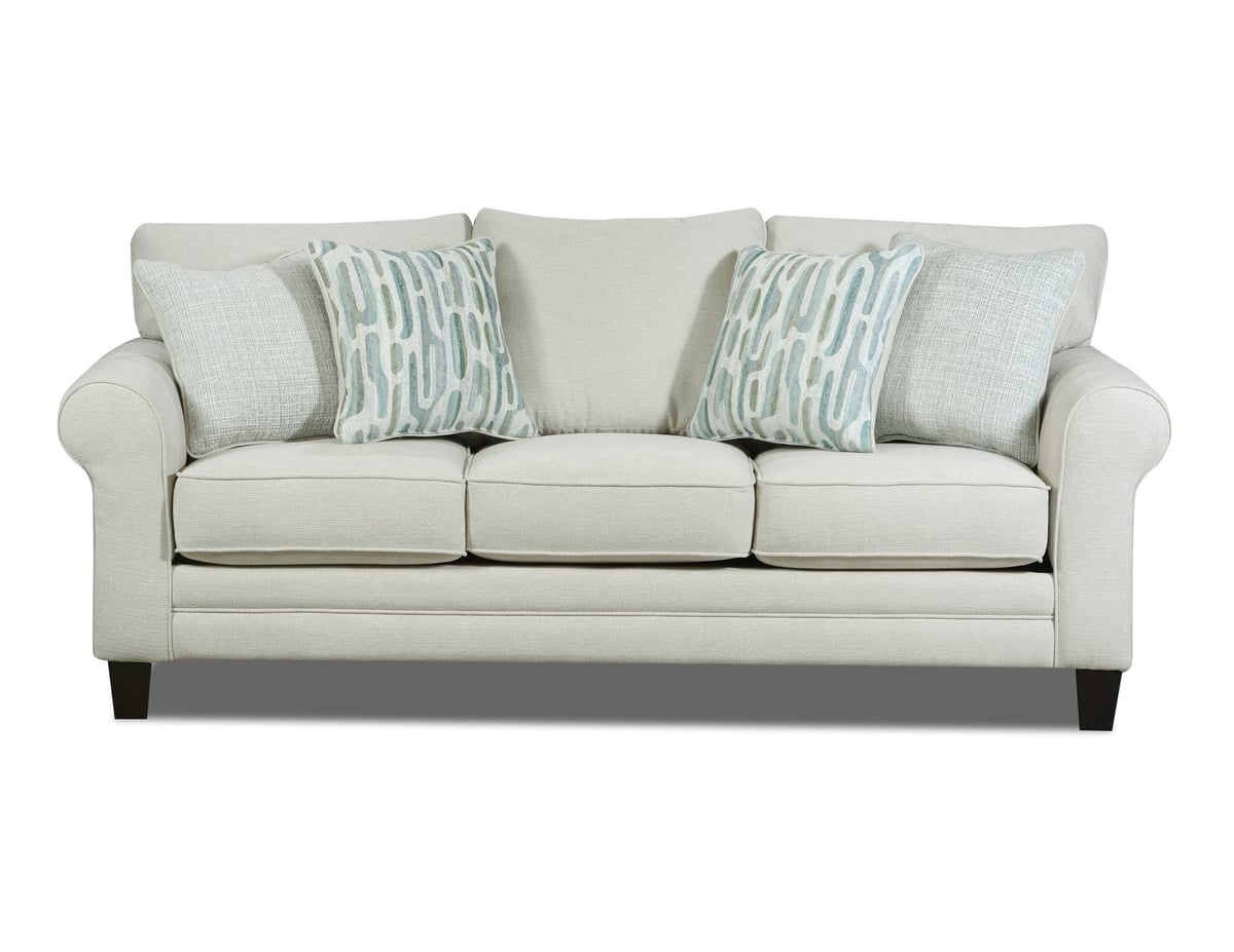 Fusion 1140 Series Noem Dove Sofa