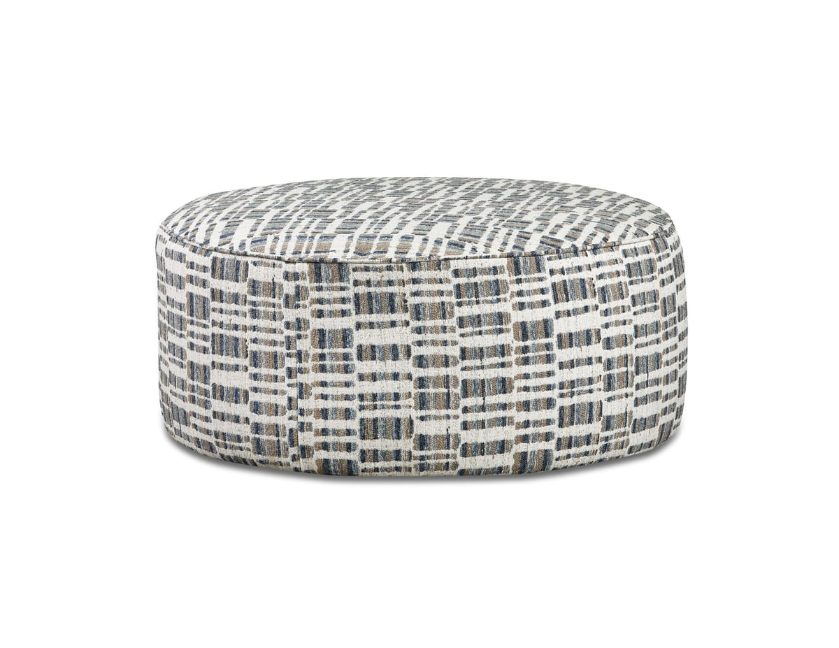 Fusion 140 Series Stiletto Blue Cocktail Ottoman