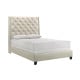 Crown Mark Chantilly: Pearl White Bed