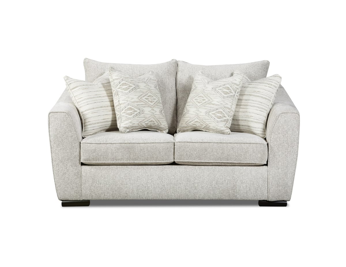 Fusion vibrant vision Oatmeal Loveseat