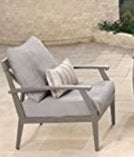 Marilla Outdoor Dining Arm Brown, Assembled, Stackable