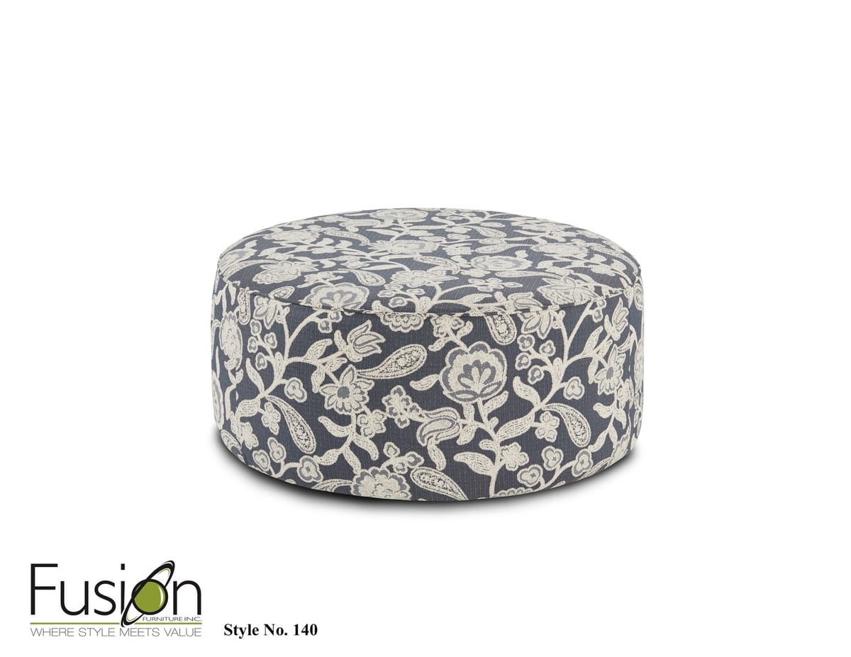 Fusion 140 Series Sophie Indigo Cocktail Ottoman