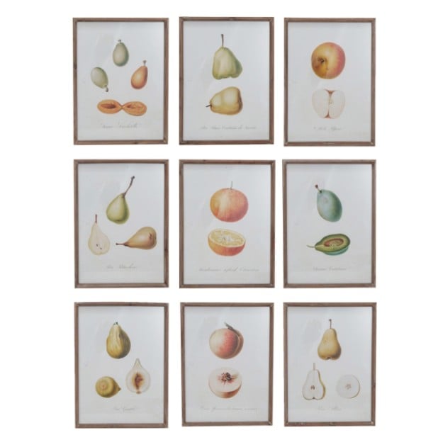 Creative Coop Fruit Frames Framed Photo