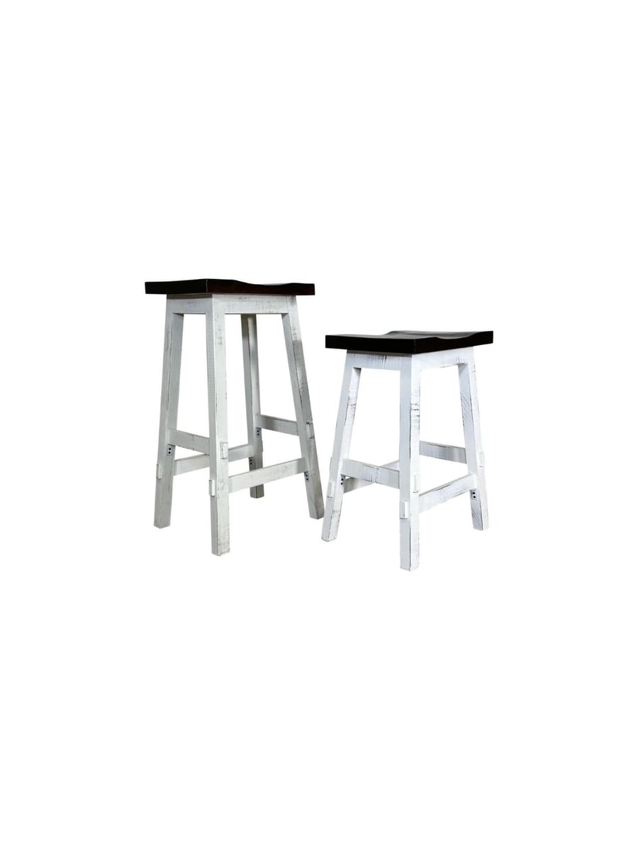 Split Nickel Rodeo Bar Stool