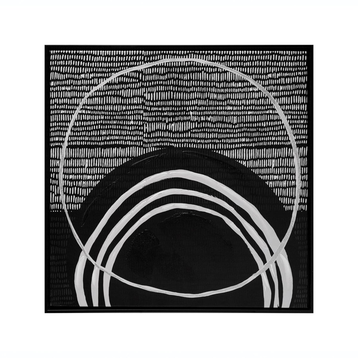 Creative Coop Abstract black Wall Art