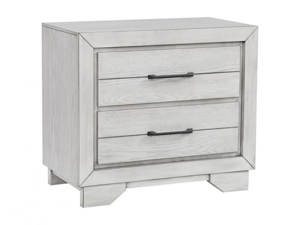 Crown Mark White Sands Nightstand