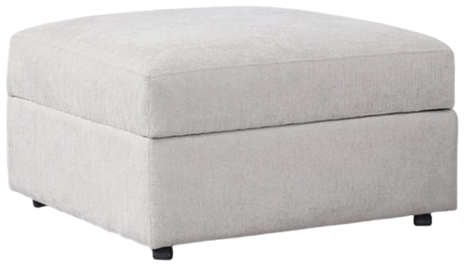 Luke Leather Newport: Artesia Opal Ottoman