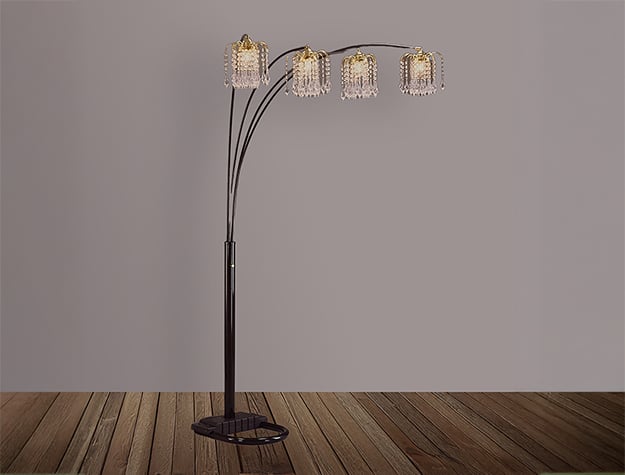Crown Mark Rain Drop Black Floor
