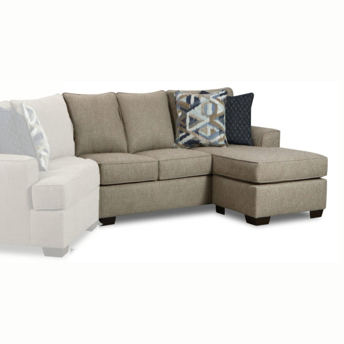 A&W Furniture Wesley Dune RSF Sofa