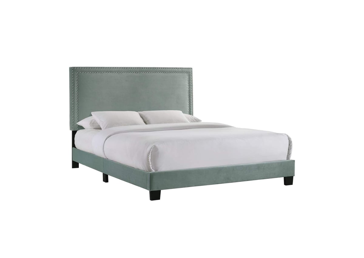 Elements International Erica Carol Green Nightstand Pair