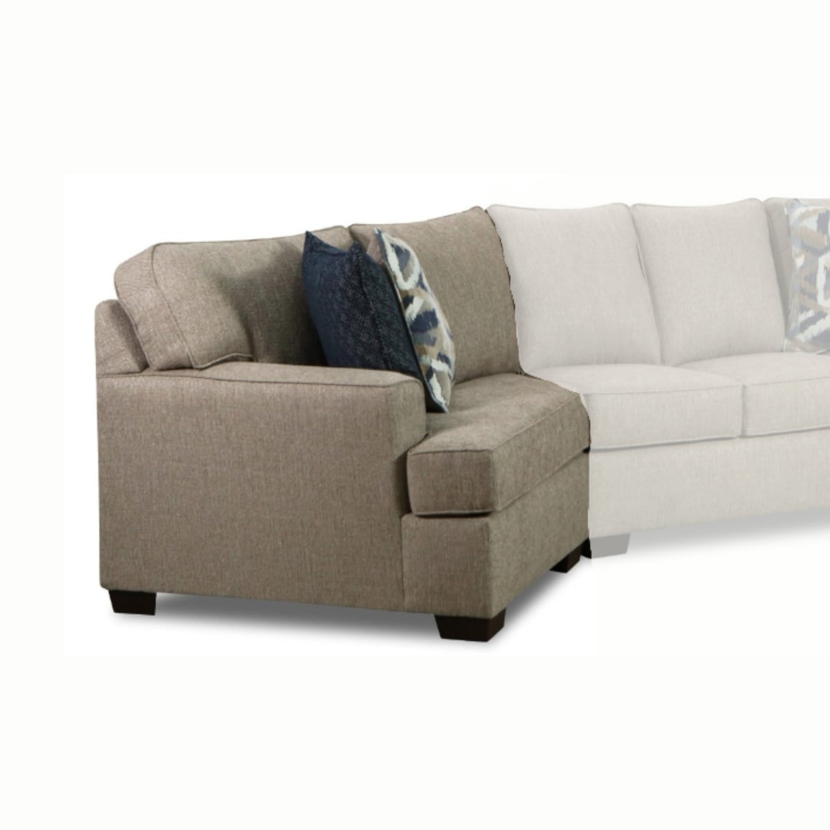 A&W Furniture Wesley Dune LSF Cuddler