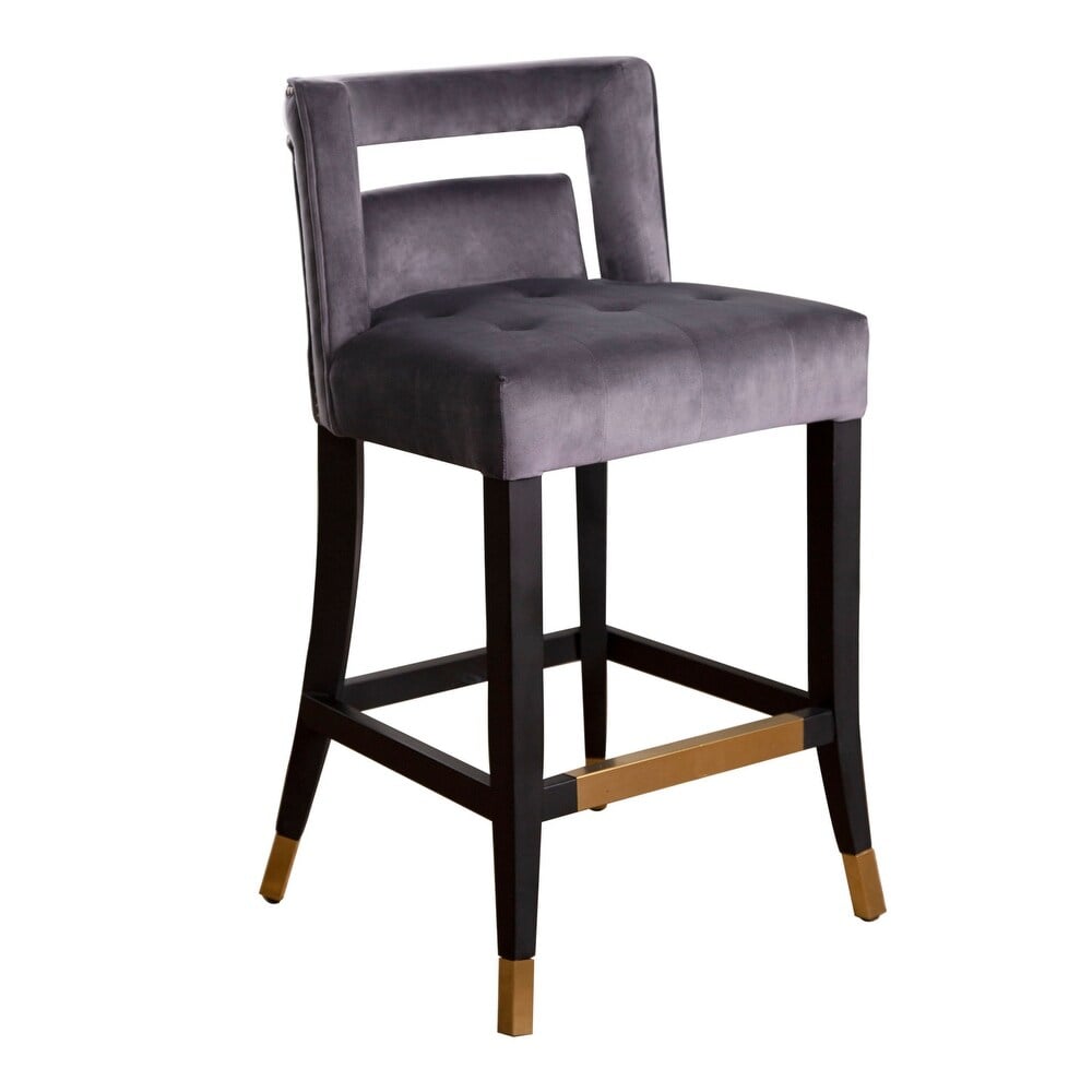 Abbyson Home Jemma Grey Counter Height Chair