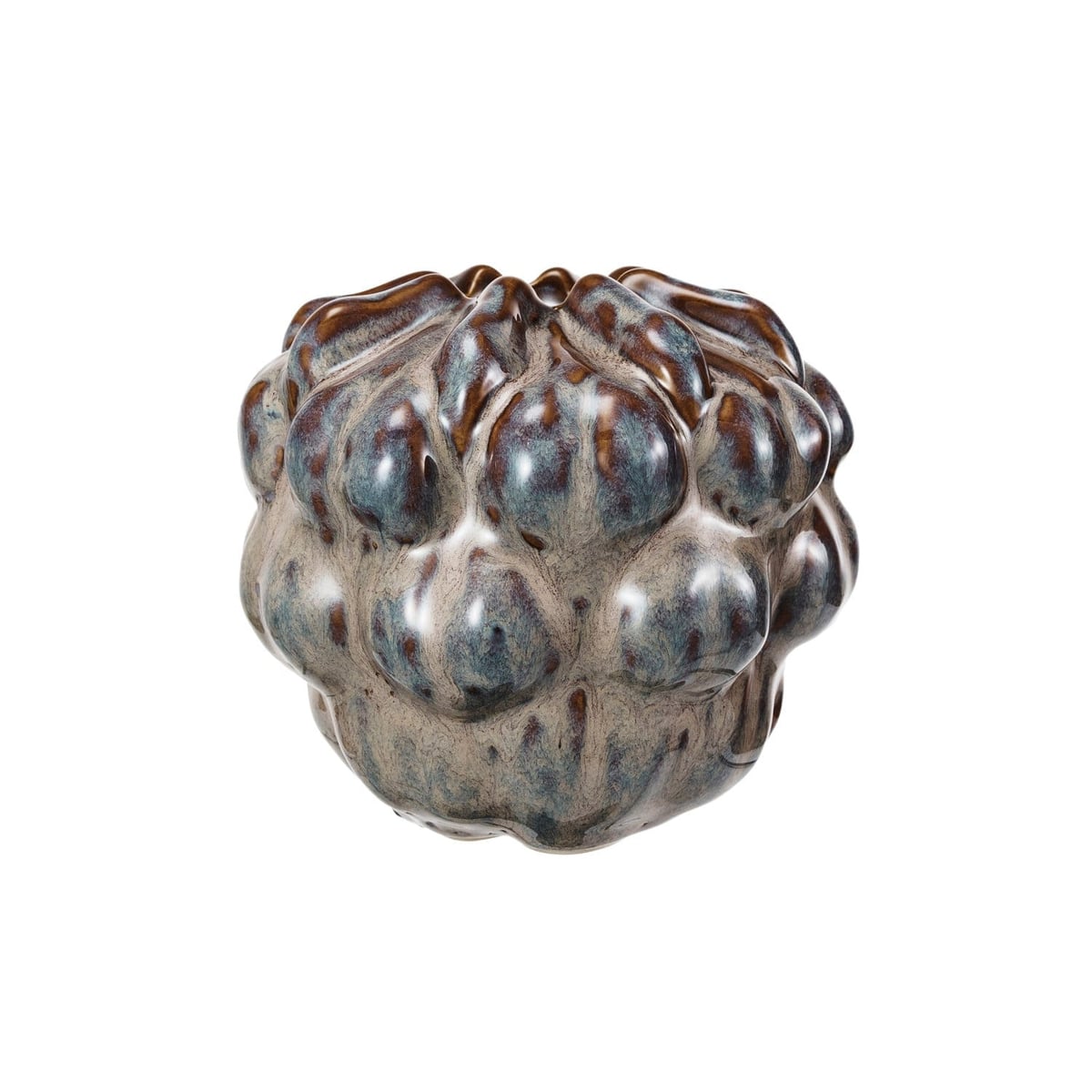 Creative Coop Stoneware Bubble Ceramic Vase