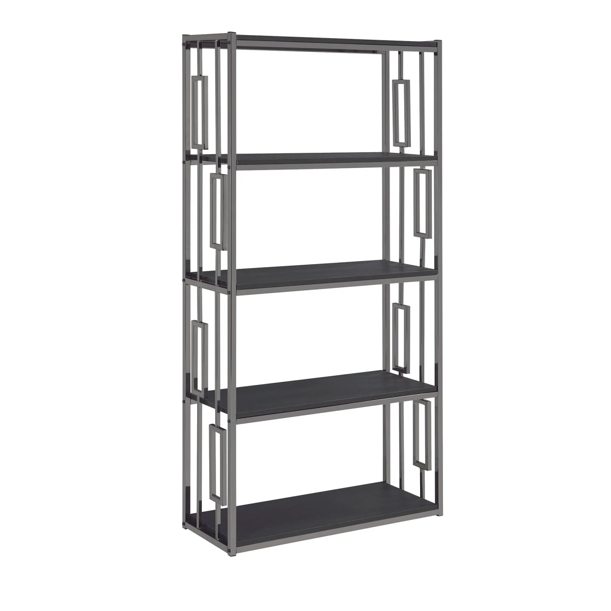 Elements International Ester Black Bookshelf