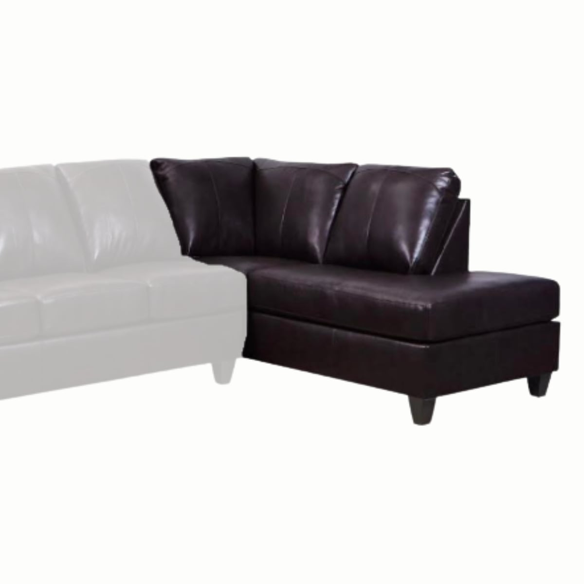 A&W Furniture Barron Bark RSF Chaise