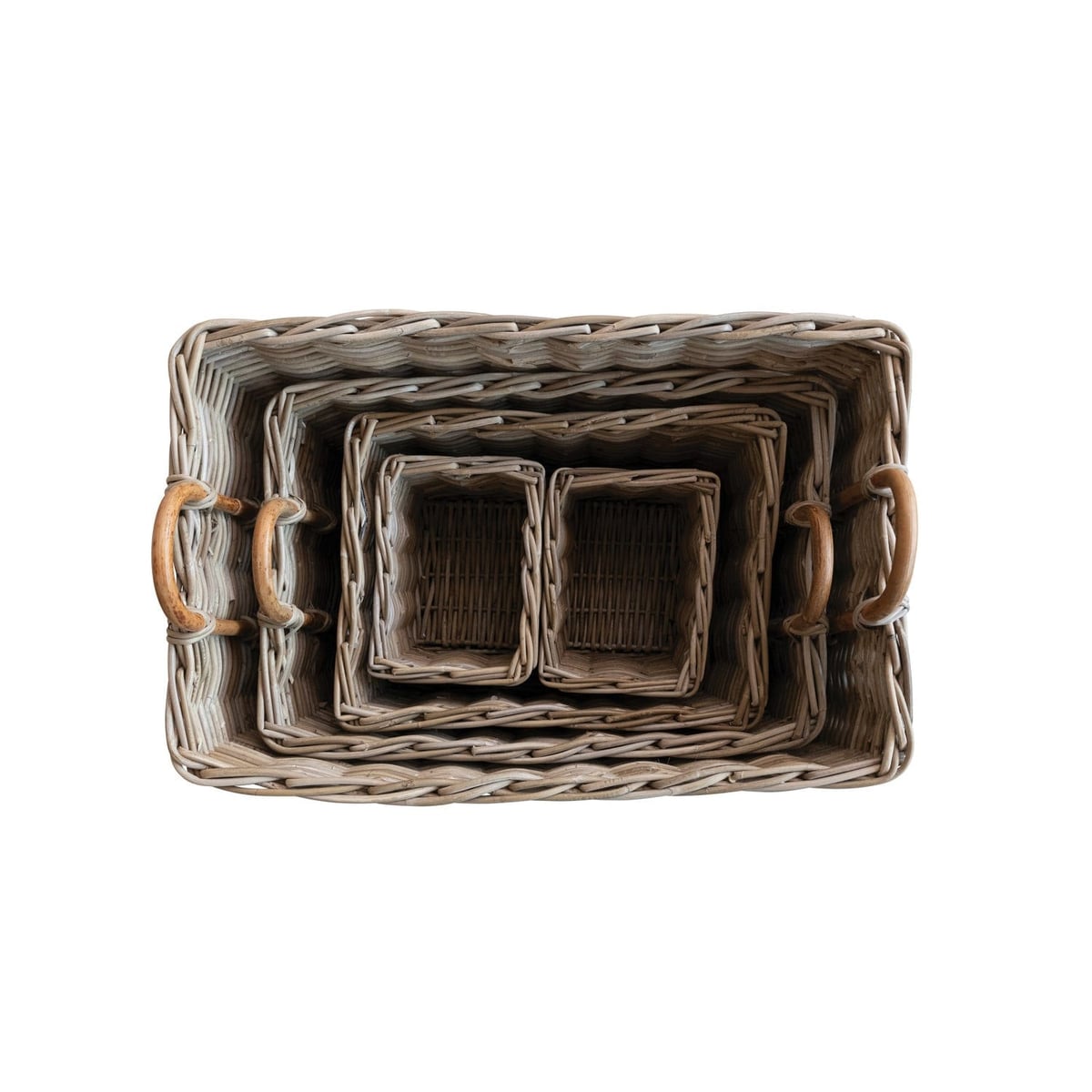 Creative Coop Hand-Woven Trunk Box