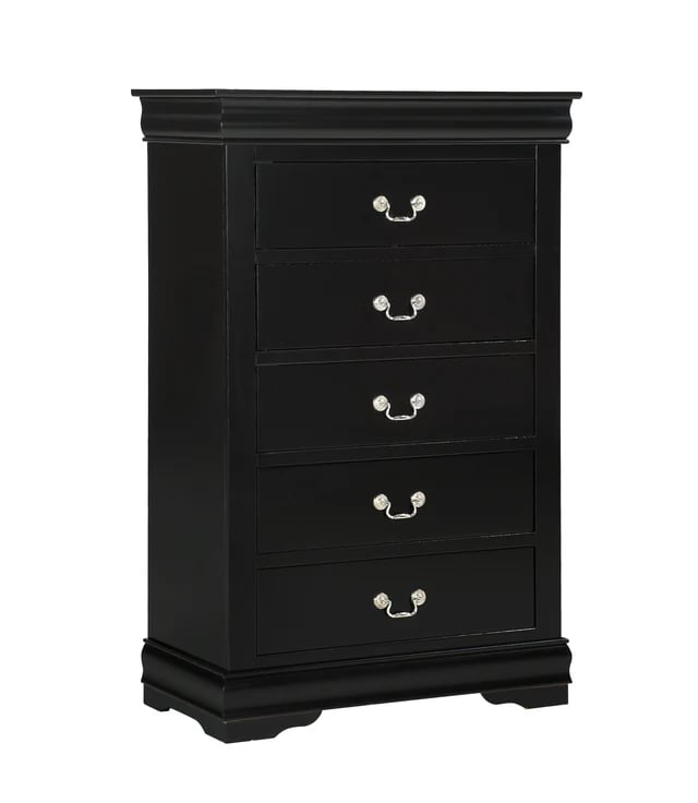 Crown Mark Louis Philip Black Chest