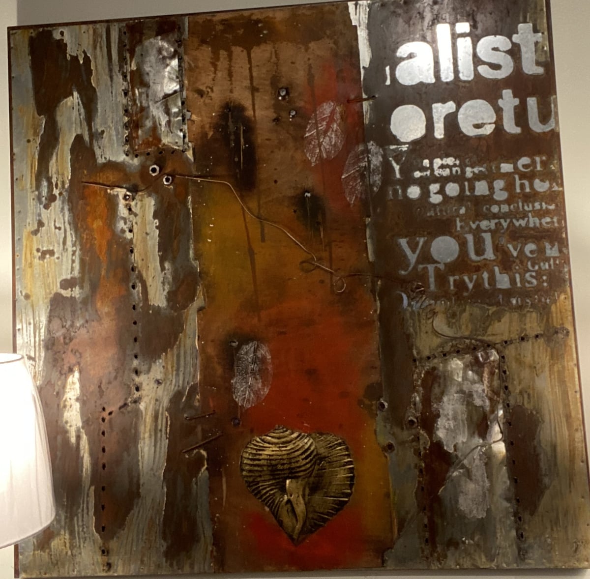 Basset Mirror Company Brutalist Metal Wall Art