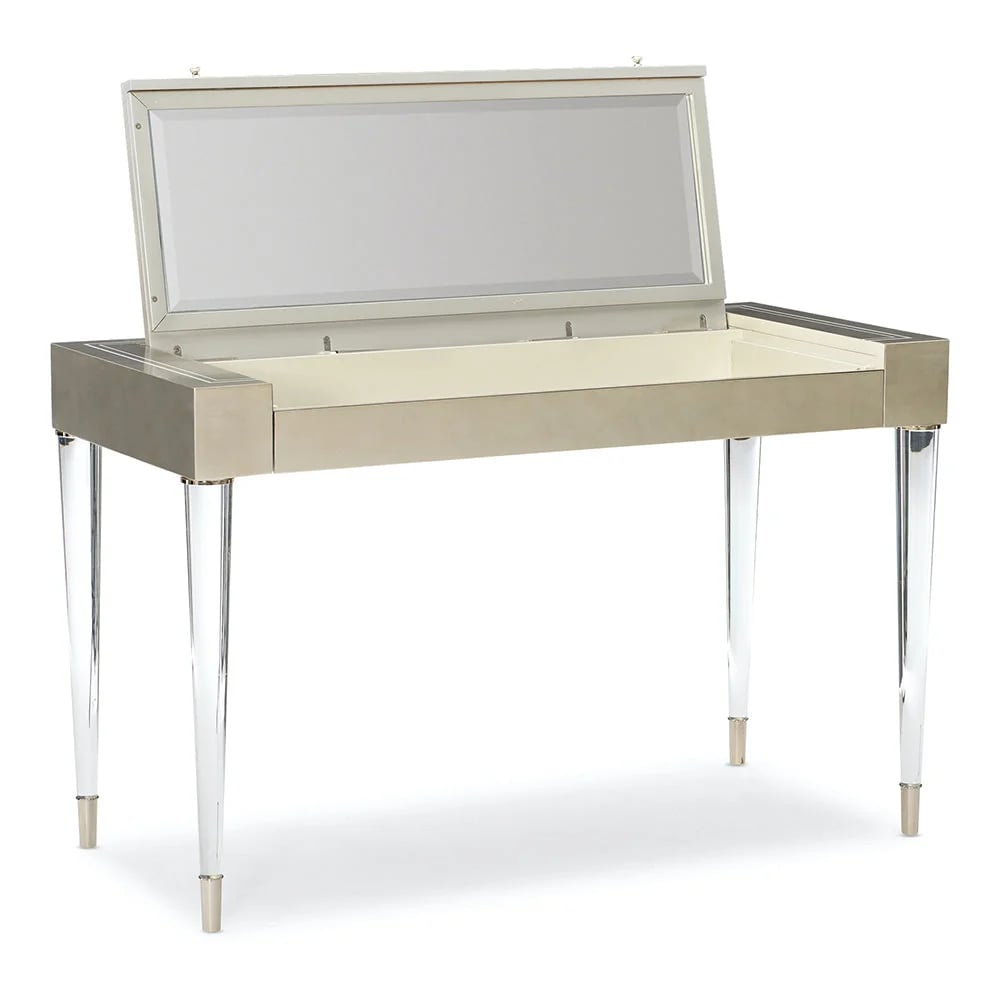 Shelba Caracole Moment of Clarity Gold Desk