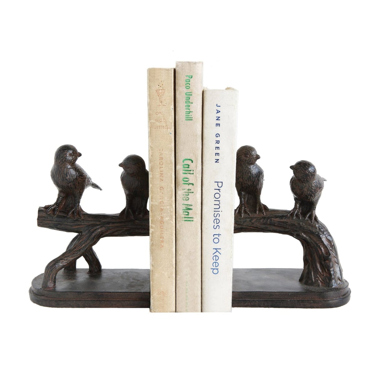 Creative Coop Lovebirds book end