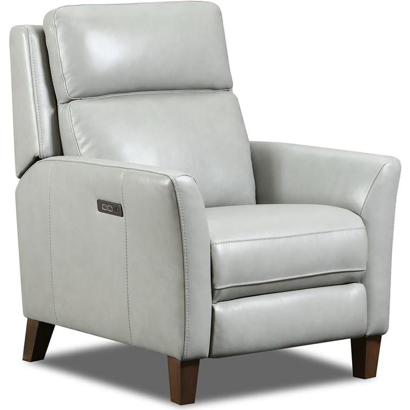 Fairchild Gibson Light Grey Recliner Power Headrest Hi Leg