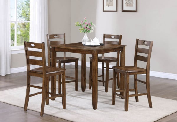 Crown Mark Ashborn 5 Piece Dining Set Counter Height