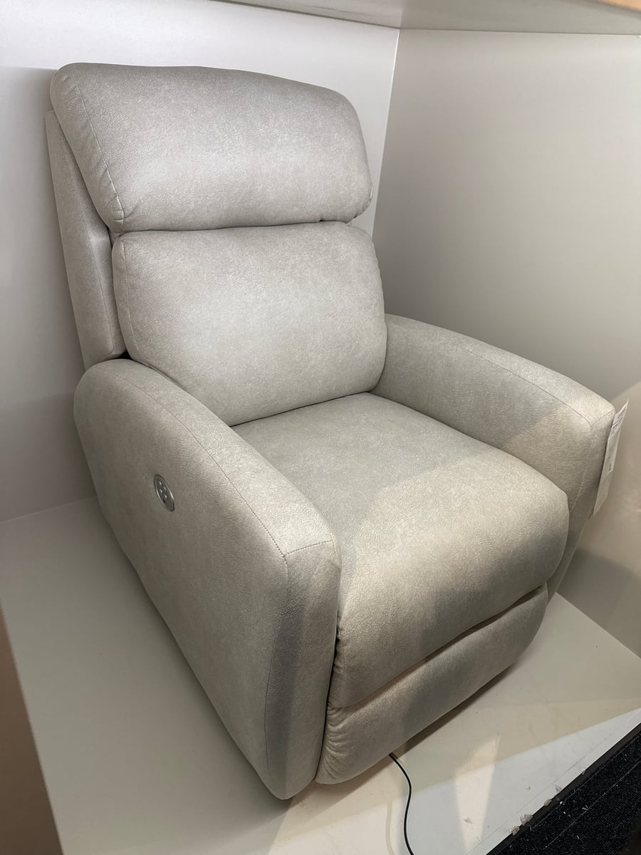 1144 Primo Crosby Dove Power Headrest Wallhugger Recliner