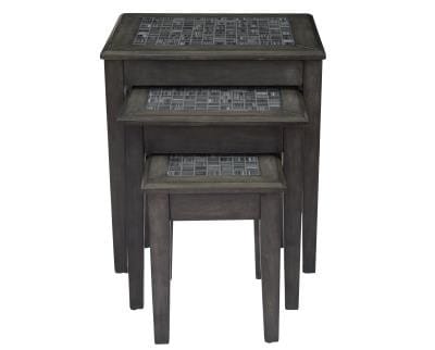 Grey Mosaic Nesting — Set of 3
