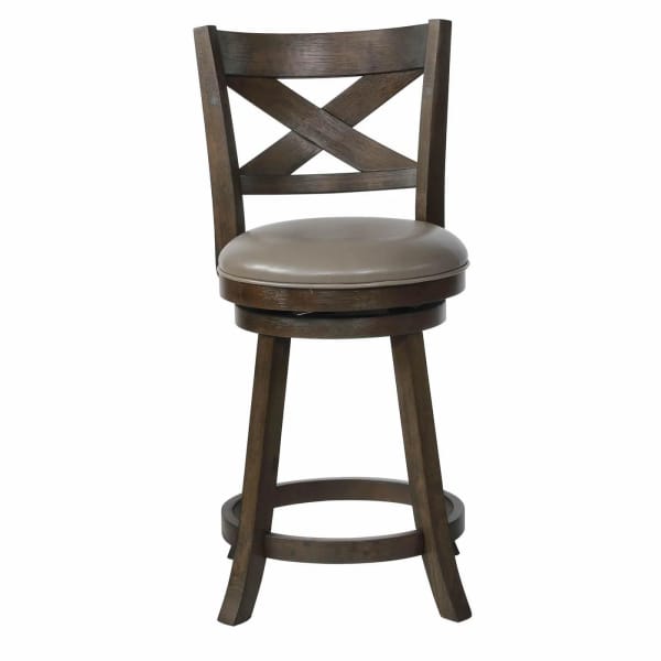 Kipper: Swivel Counter Height Stool — Grey