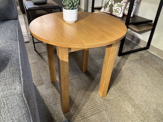 Chalet: Barnwood — Round End Table