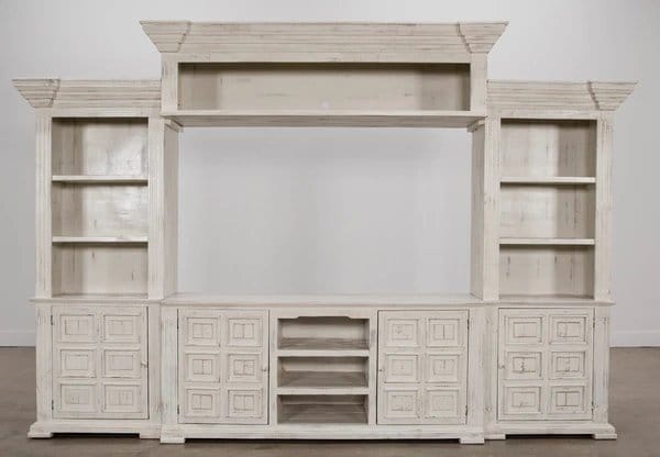 Chalet: Nero White — Entertainment Center