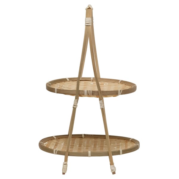 Tiered wicker