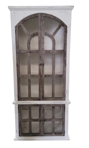 Arche Vitrine — Brown & White
