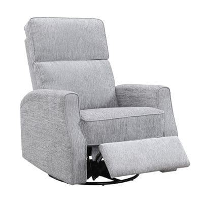 Aspen: Reclining Swivel Glider — Grey