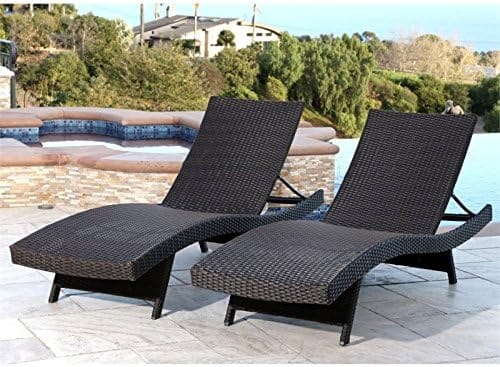 Palermo Espresso Wicker Adjustable