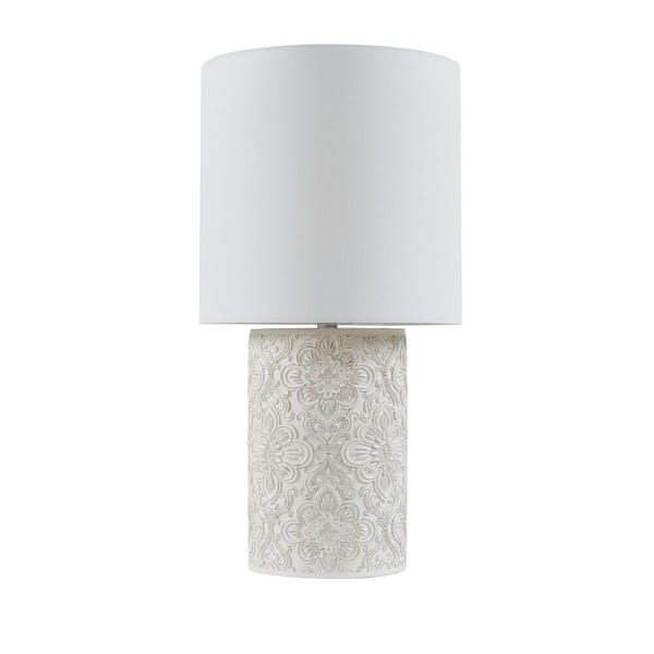 Ashbourne Embossed Floral Resin Table
