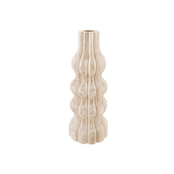Natural Wood Vase