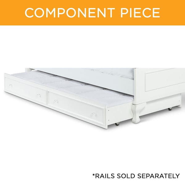 Jesse Storage Trundle — White