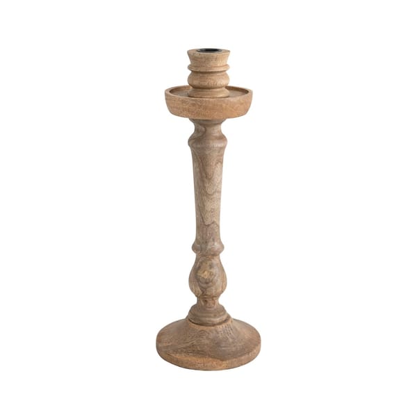 Hand Spun wooden Candlestick