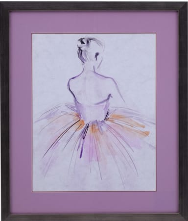 9901-701B Watercolor Ballerina