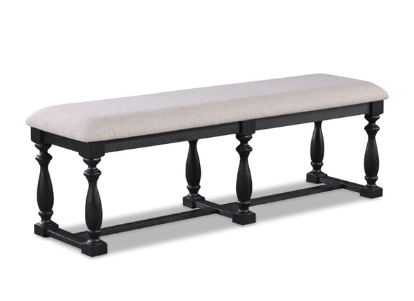 Regent: Black — Dining Height Bench