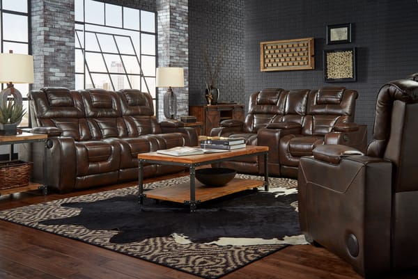 Manhattan Brown Power Reclining