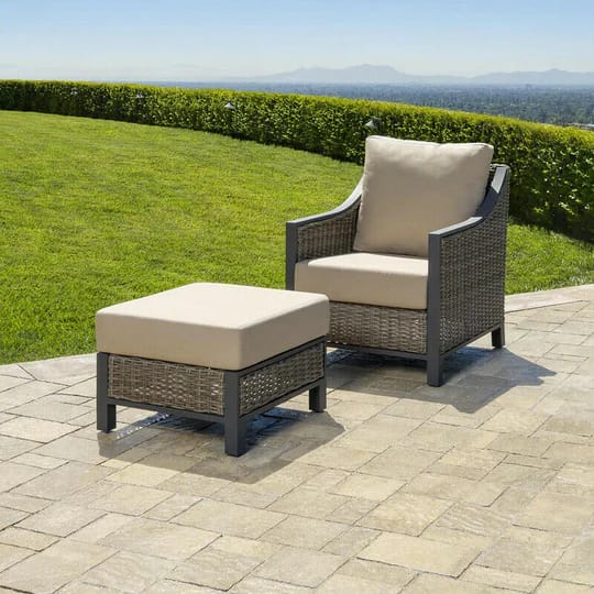 Corbin Chair with Ottoman