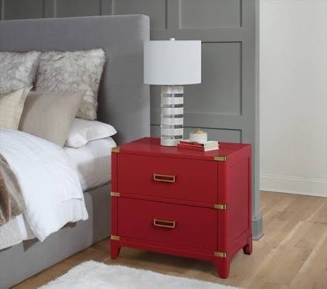 Jax 2 Drawer — Red