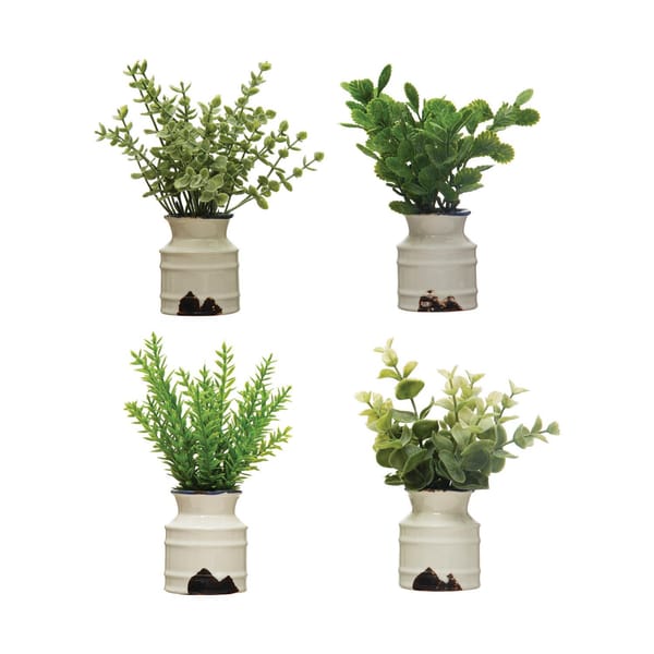 Herbs in ceramic