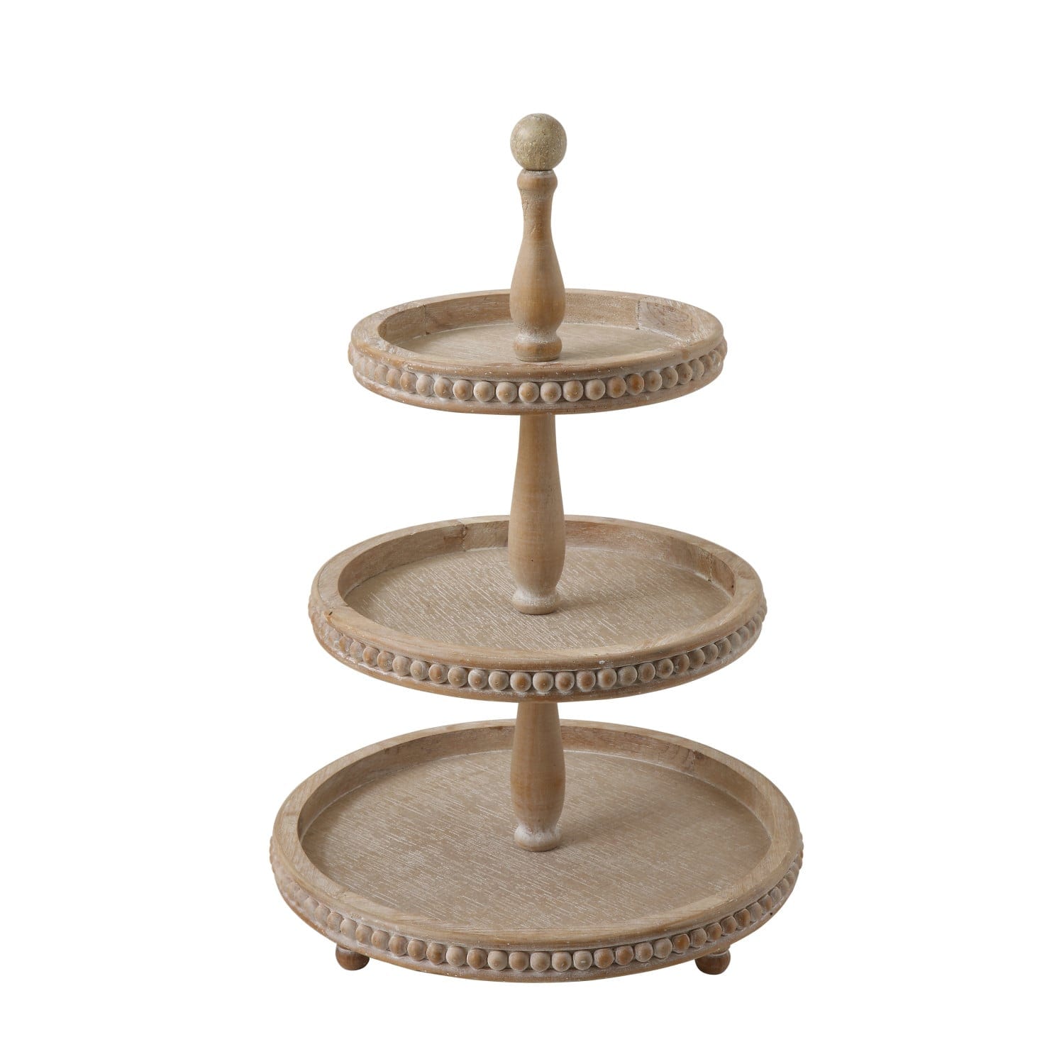Black three tier tidbit